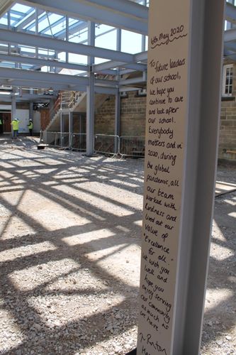 Safety & Steelworks signing at Harrogate Grammar School